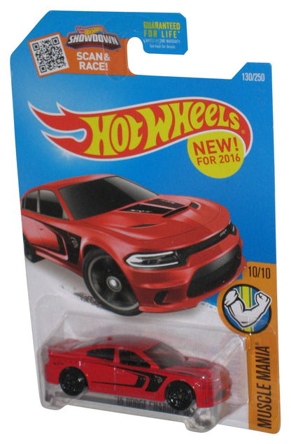 Hot Wheels Muscle Mania 10/10 (2015) '15 Dodge Charger SRT Red Car 130/250