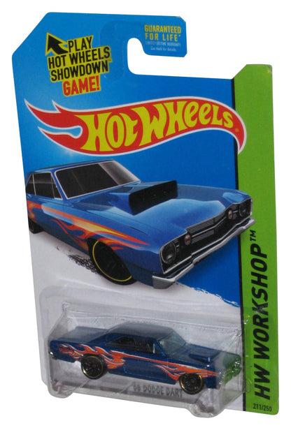 Hot Wheels HW Workshop (2013) Blue '68 Dodge Dart Toy Car 211/250