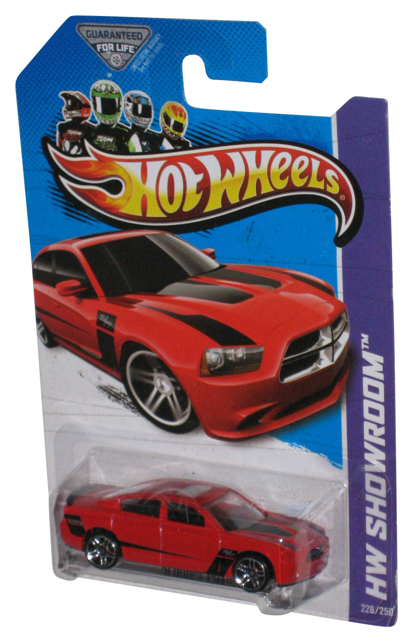 Hot Wheels HW Showroom (2012) Red '11 Dodge Charger R/T Toy Car 228/250