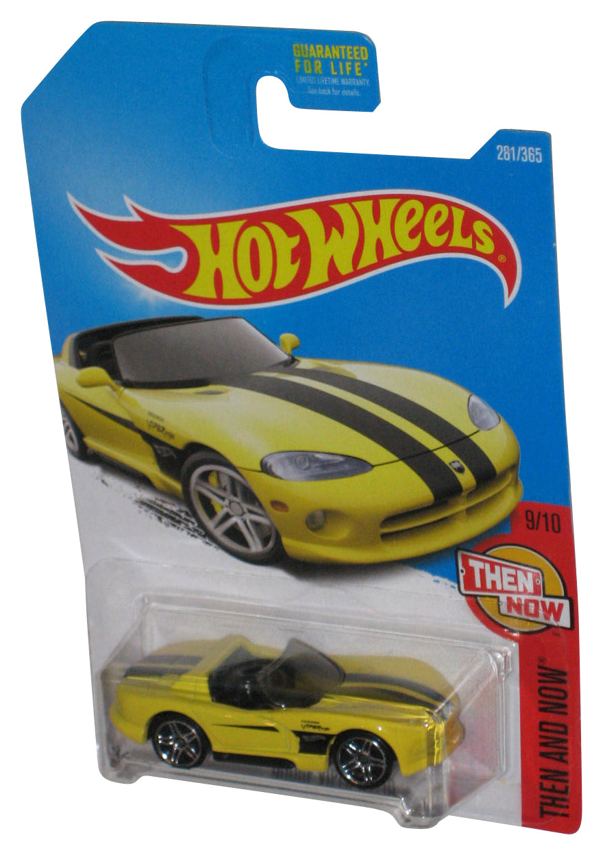 Hot Wheels Then And Now 9/10 (2015) Yellow Dodge Viper RT/10 Car 281/365