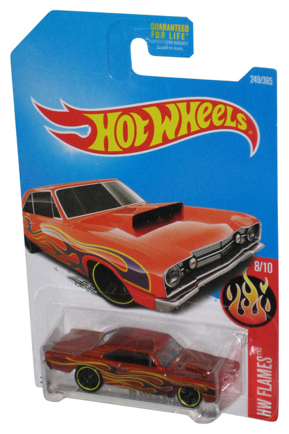 Hot Wheels HW Flames 8/10 (2015) Orange '68 Dodge Dart Toy Car 249/365