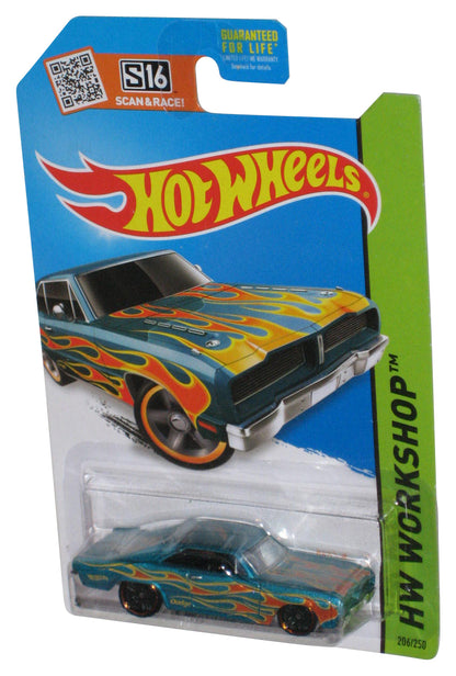 Hot Wheels HW Workshop (2013) Teal '74 Brazilian Dodge Charger Toy Car 206/250