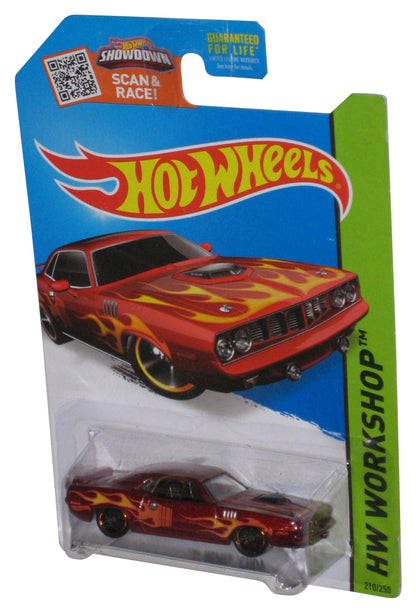 Hot Wheels HW Workshop (2013) Red '71 Hemi Cuda Toy Car 210/250