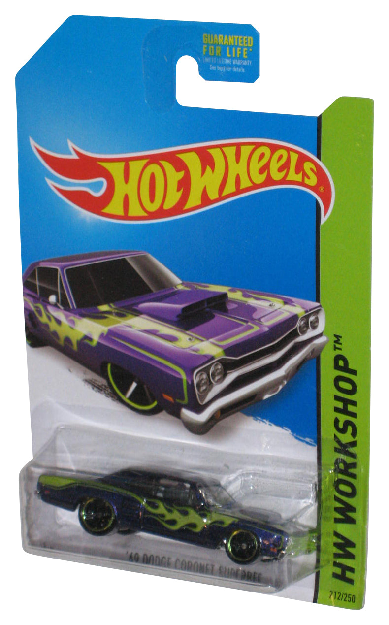 Hot Wheels HW Workshop (2013) Purple '69 Dodge Coronet Superbee Car 212/250