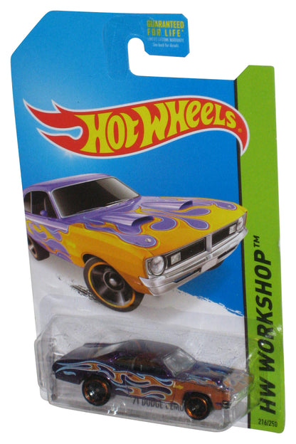 Hot Wheels HW Workshop (2013) Purple '71 Dodge Demon Toy Car 216/250