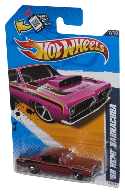 Hot Wheels Muscle Mania Mopar '12 (2011) Lavender '68 Hemi Barracuda Toy Car 87/247