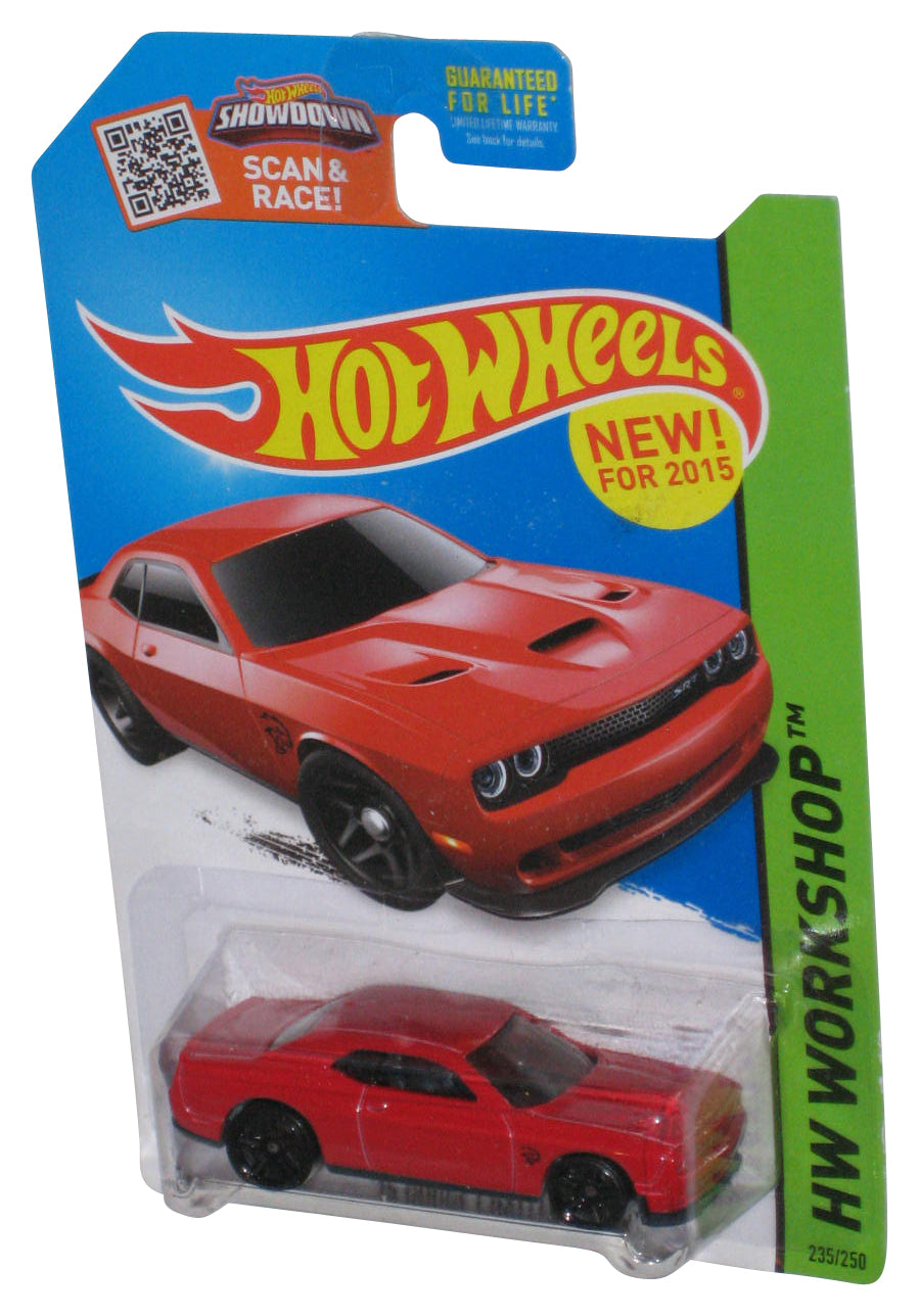 Hot Wheels HW Workshop (2015) Red '15 Dodge Challenger SRT Car 235/250