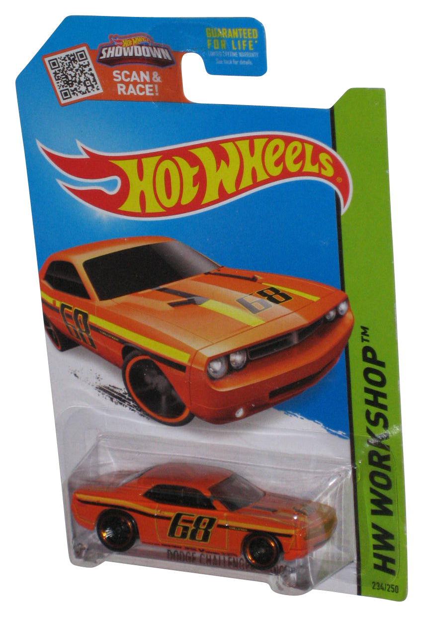 Hot Wheels HW Workshop (2013) Orange Dodge Challenger Concept Car 234/250