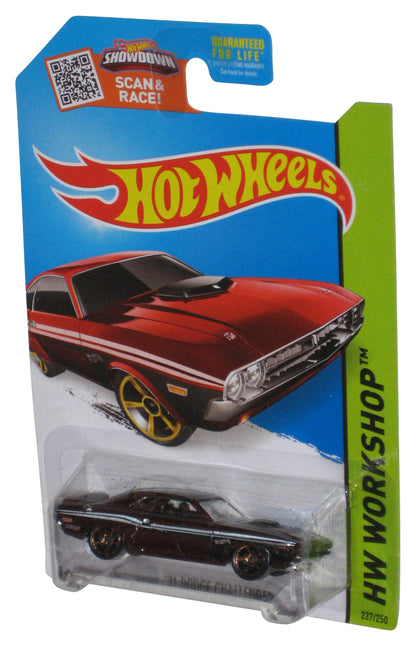 Hot Wheels HW Workshop (2013) Red '71 Dodge Challenger Car 227/250