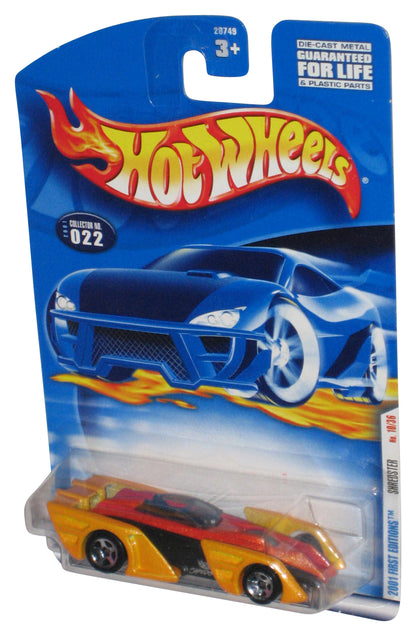 Hot Wheels 2001 First Editions 10/36 (2000) Yellow Shredster Toy Car #022