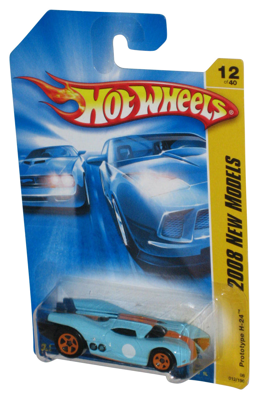 Hot Wheels 2008 New Models 12/40 Blue Prototype H-24 Toy Car 012/196