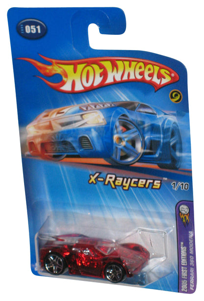Hot Wheels 2005 First Editions X-Raycers Ferrari 360 Modena Red Toy Car #051