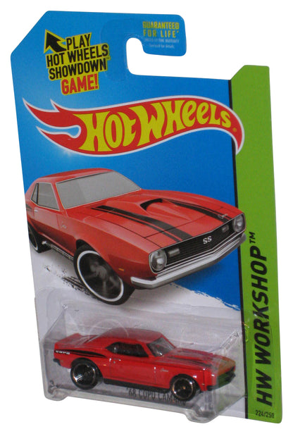 Hot Wheels HW Workshop (2013) Red '68 Copo Camaro Toy Car 224/250