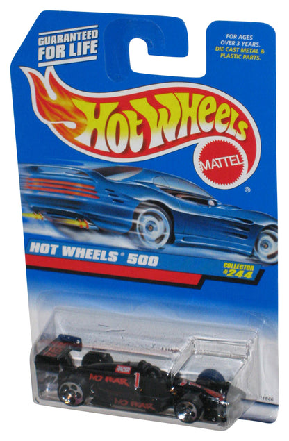 Hot Wheels 500 (1997) Mattel Black Collector Die-Cast Toy Car #244