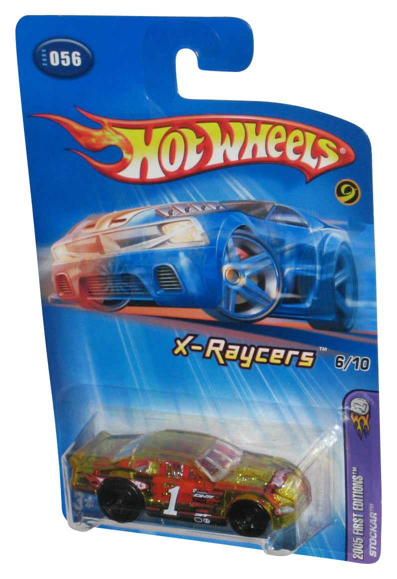 Hot Wheels 2005 First Editions X-Raycers 6/10 (2004) Yellow Stockar Car #056