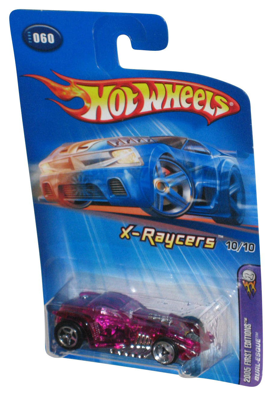 Hot Wheels 2005 First Editions X-Raycers 10/10 (2004) Purple Burl-Esque Car #060