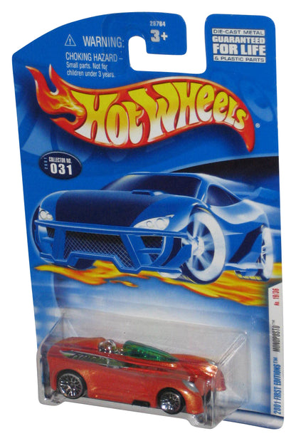 Hot Wheels 2001 First Editions 19/36 Monoposto Orange Toy Car #031