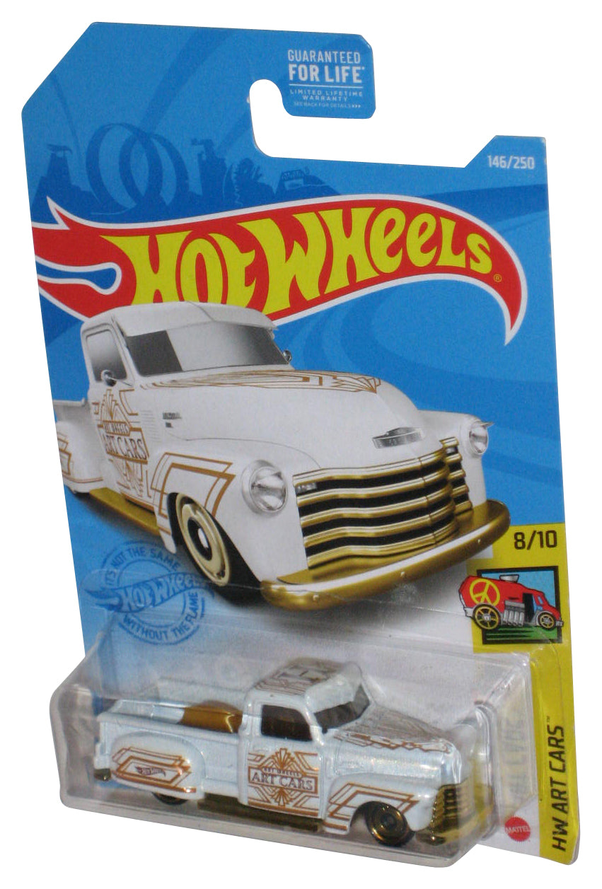 Hot Wheels HW Art 8/10 (2020) White La Troca Toy Truck 146/250