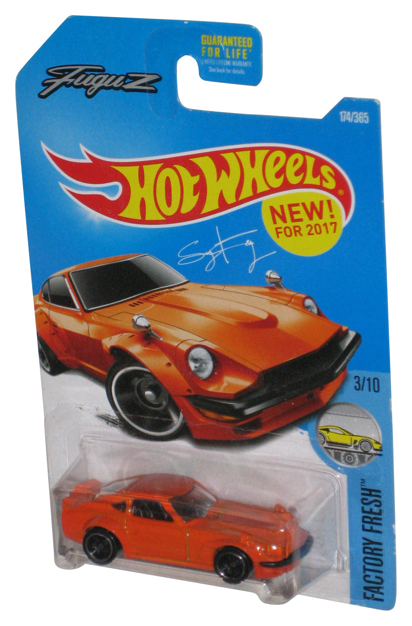 Hot Wheels Factory Fresh 3/10 Custom Datsun 240Z (2015) Orange Toy Car 174/365
