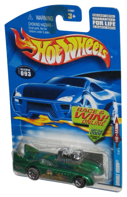 Hot Wheels Double Vision (2002) Masters of Universe He-Man Man At Arms Green Car #093