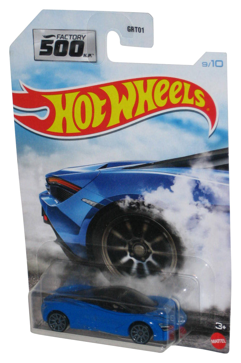 Hot Wheels Factory 500 (2020) Blue McLaren 720S Toy Car 9/10