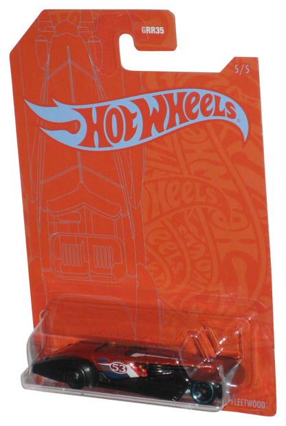 Hot Wheels Orange & Blue (2020) Custom Cadillac Fleetwood Toy Car 5/5