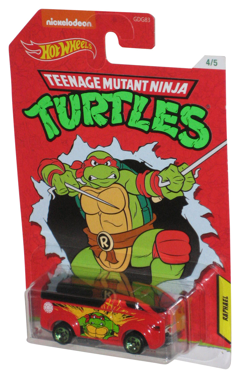 Teenage Mutant Ninja Turtles Raphael The Vanster (2020) Hot Wheels TMNT Red Car 4/5