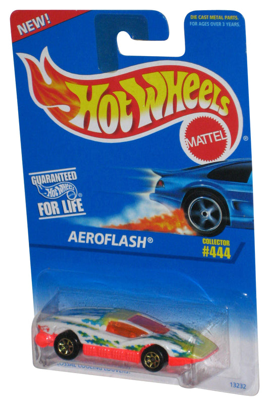 Hot Wheels Aeroflash (1995) White & Orange Toy Car #444
