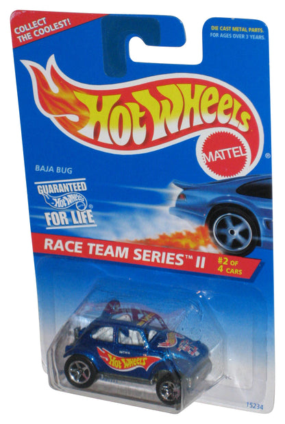 Hot Wheels Race Team Series II 2/4 (1995) Blue Baja Bug Toy Car #393