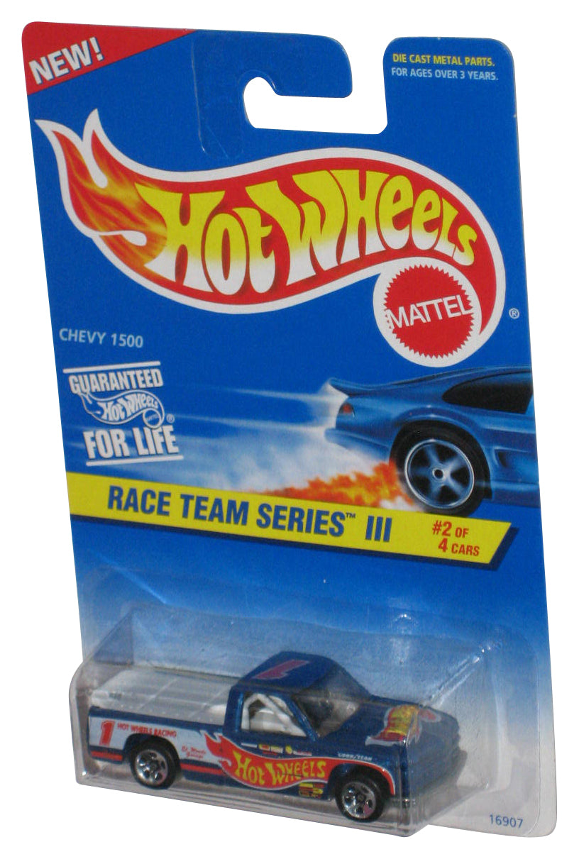 Hot Wheels Race Team Series III #2/4 (1996) Chevy 1500 Blue Toy Car #534