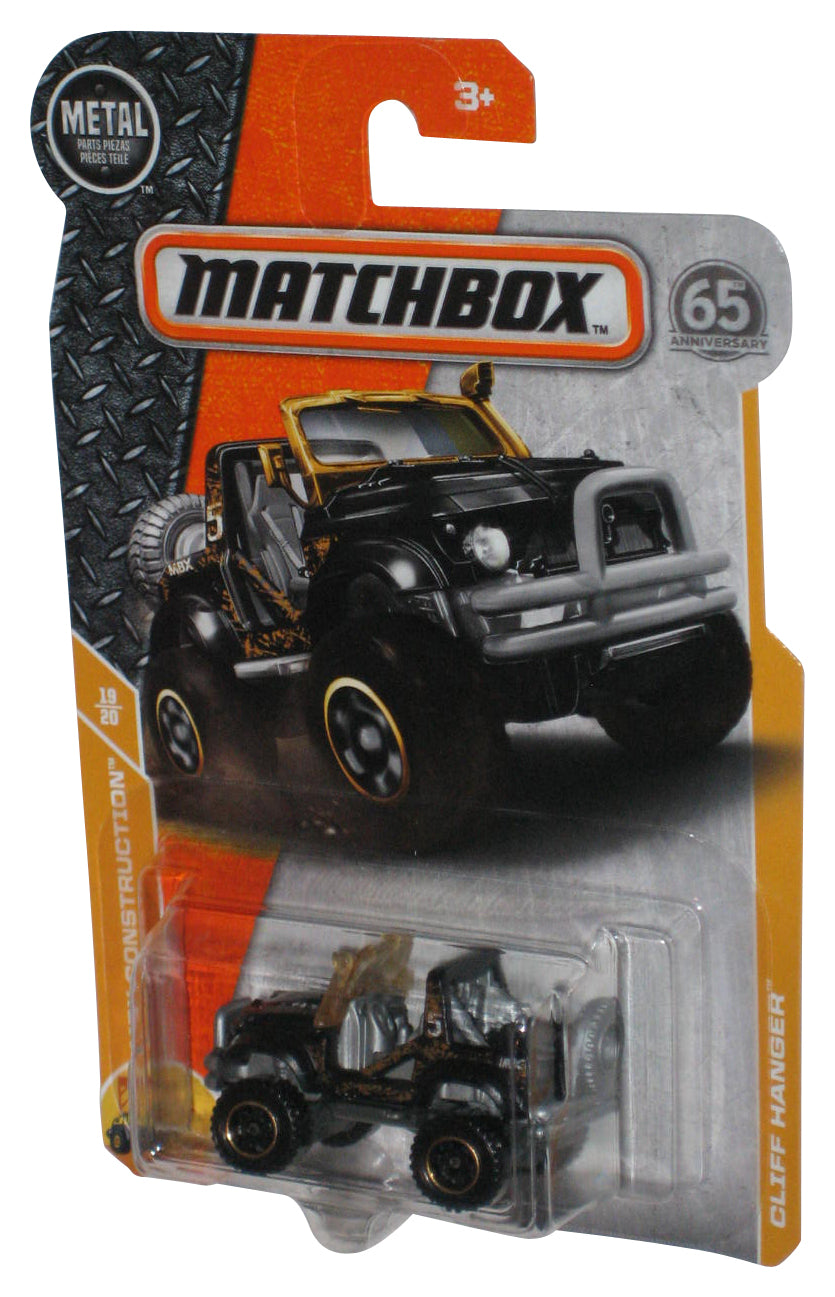 Matchbox MBX Construction 19/20 (2017) Black Cliff Hanger Toy Car 117/125