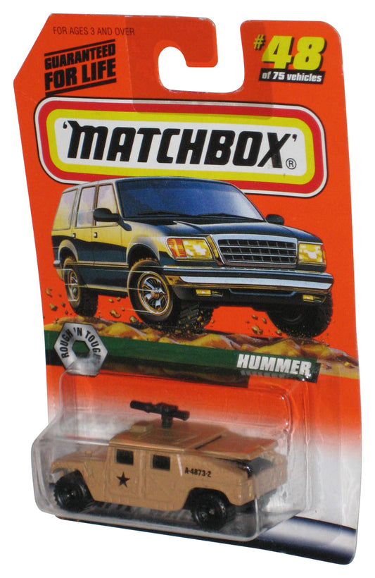 Matchbox Rough 'N Tough Tan Hummer (1997) Toy Vehicle #48/75