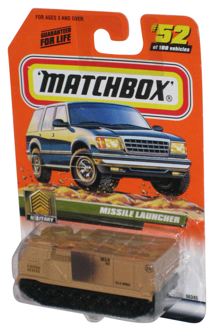 Matchbox Military (1999) Tan Missile Launcher Toy #52/100