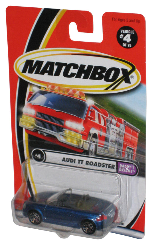 Matchbox Daddy's Dreams (2000) Blue Audi TT Roadster Toy Car #4/75