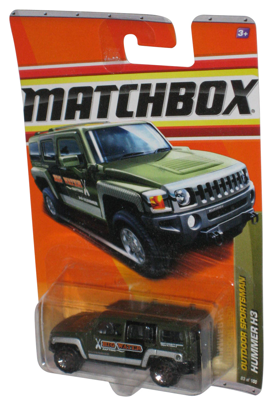 Matchbox Outdoor Sportsman (2010) Green Hummer H3 Toy 83/100