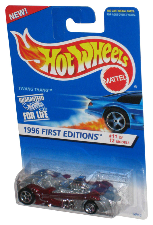 Hot Wheels Twang Thang Red 1996 First Editions 11/12 Guitar Toy Car #376