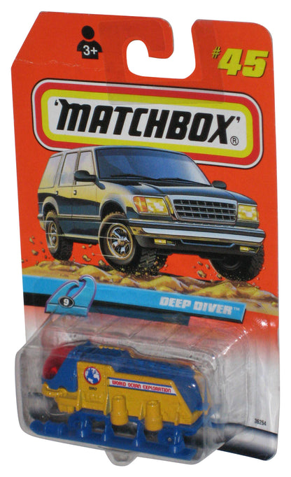 Matchbox Deep Diver #9 World Ocean Exploration (1998) Mattel Toy Vehicle #45