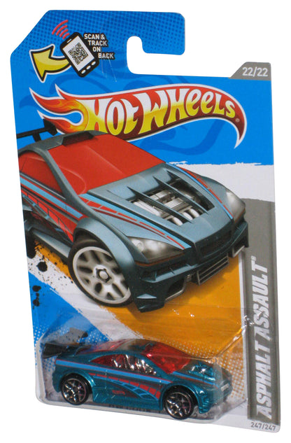 Hot Wheels HW Code Cars '12 22/22 (2011) Asphalt Assault Blue Toy Car 247/247