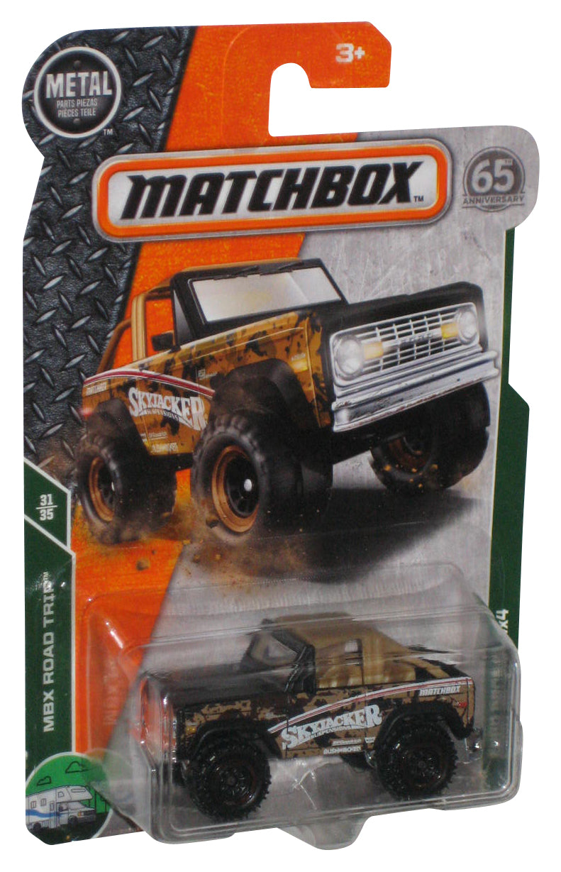 Matchbox MBX Road Trip 31/35 (2017) Camo Ford Bronco 4x4 Toy #112/125
