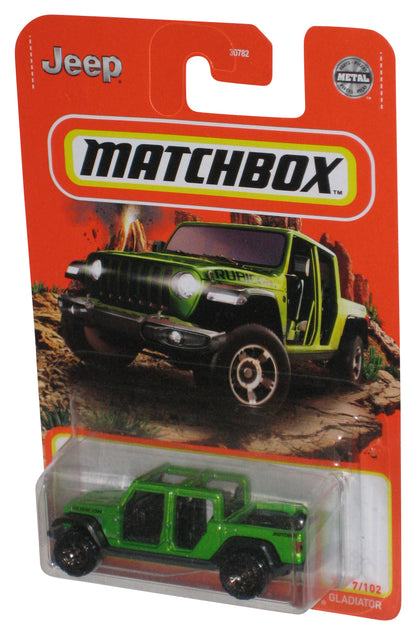 Matchbox Metal Series (2021) Green '20 Jeep Gladiator Toy 7/102