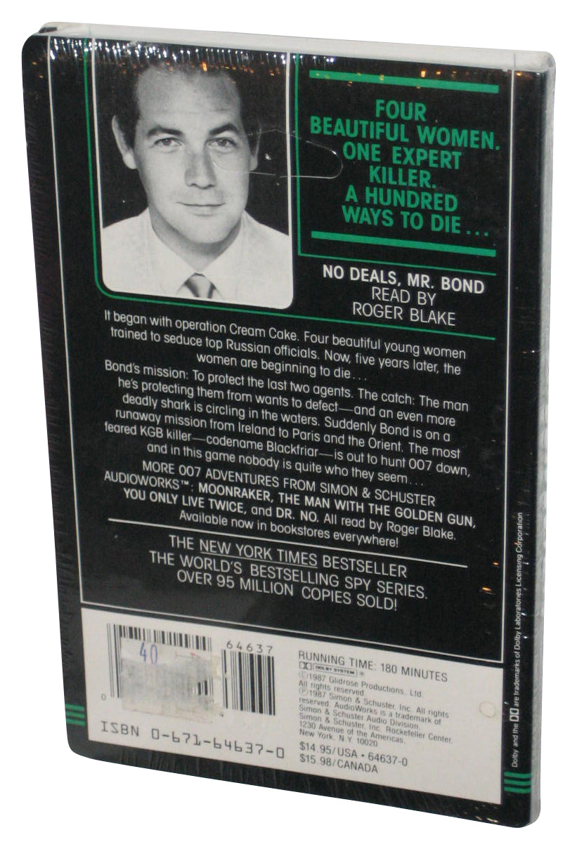 James Bond No Deals Mr. Bond (1987) Audio Cassette Tape Box Set
