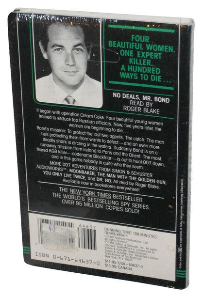 James Bond No Deals Mr. Bond (1987) Audio Cassette Tape Box Set