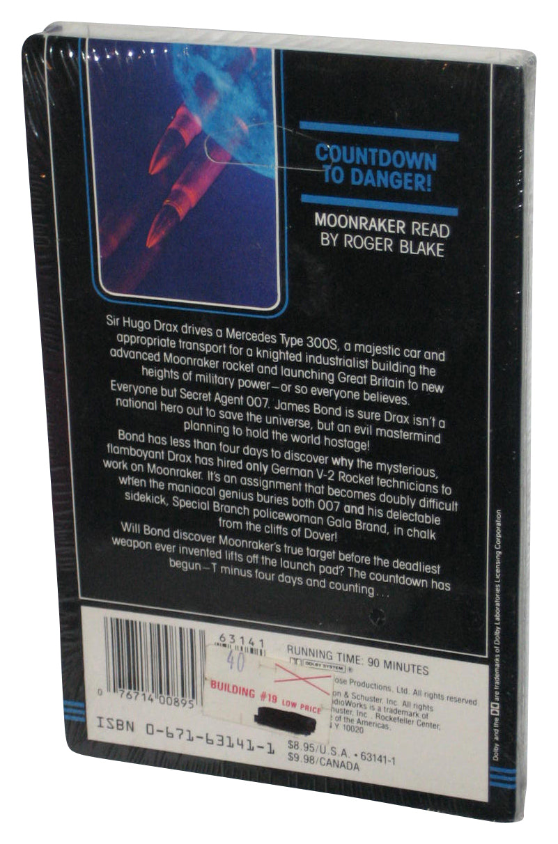 James Bond Moonraker (1987) Audio Cassette Tape Box Set