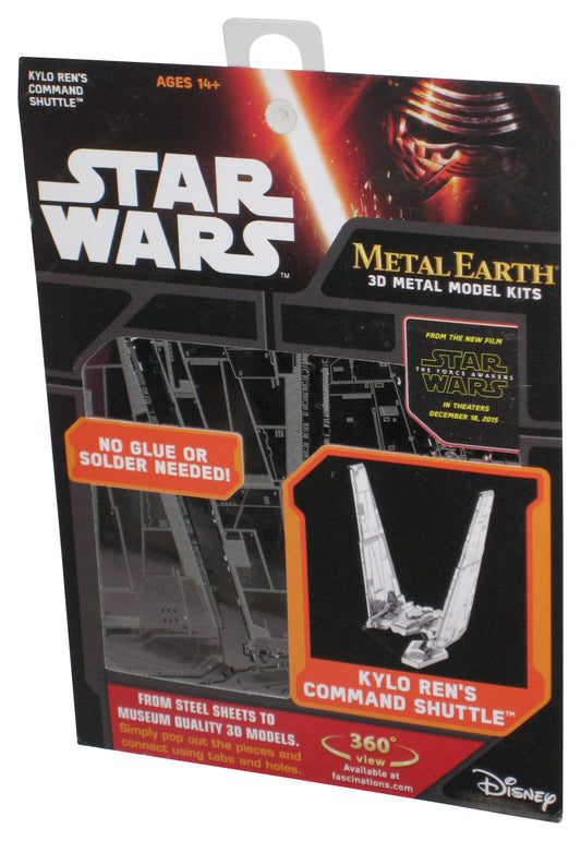 Star Wars Force Awakens Kylo Ren's Command Shuttle (2015) 3D Metal Earth Model Kit