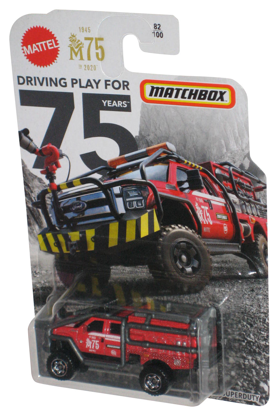 Matchbox 75 Years Ford F-350 Superduty (2020) Metal Red Toy Truck