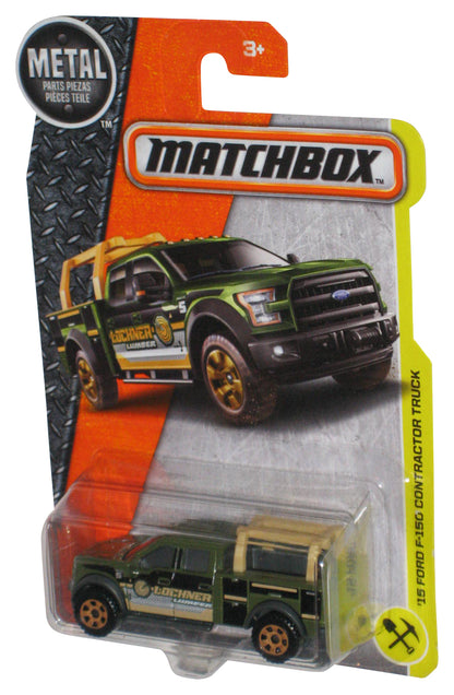 Matchbox Construction '15 Ford F-150 Constractor Green Truck Toy 47/125