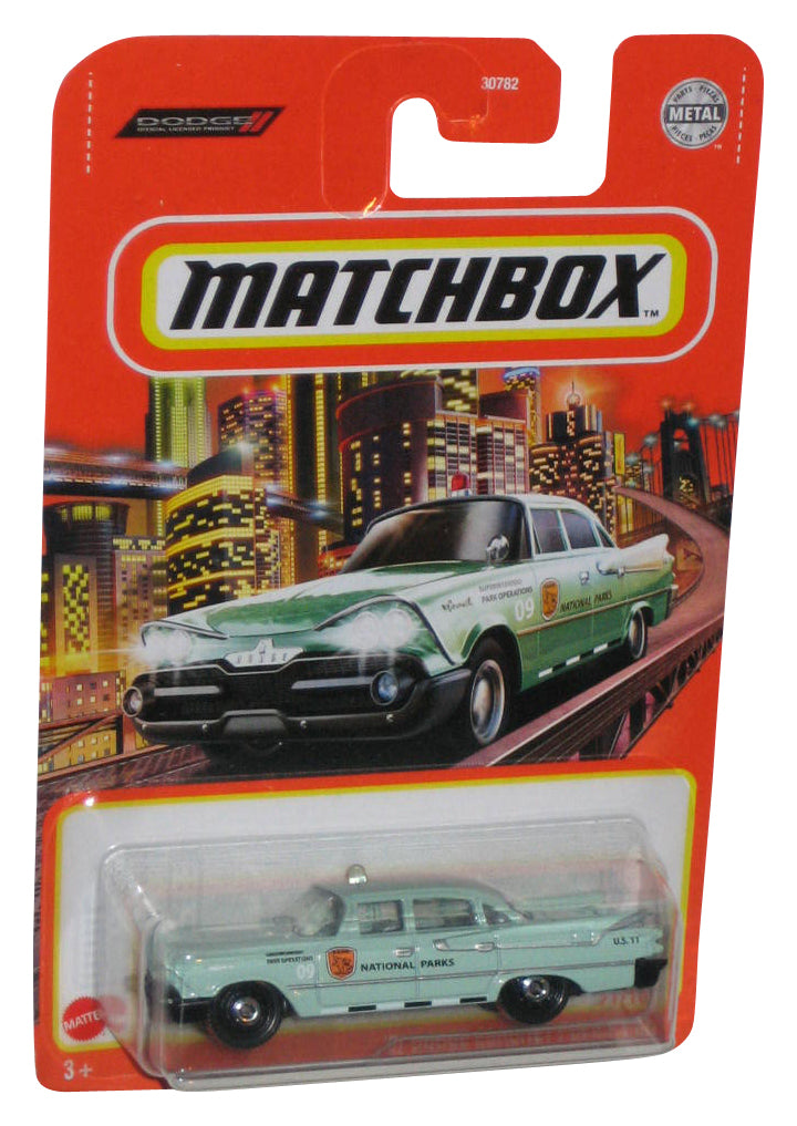 Matchbox Light Blue '59 Dodge Coronet Police Car (2020) Metal Toy 71/100