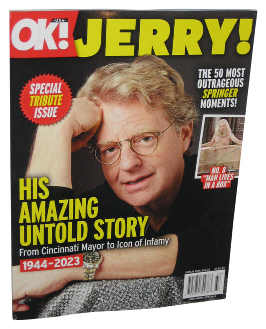 USA OK! Jerry Springer His Amazing Untold Story 2023 Magazine Book