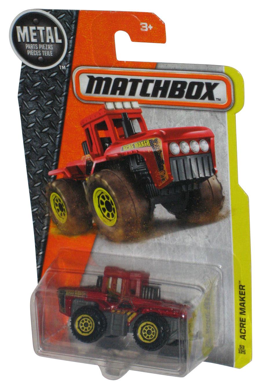Matchbox Construction (2016) Red Acre Maker Metal Toy 53/125