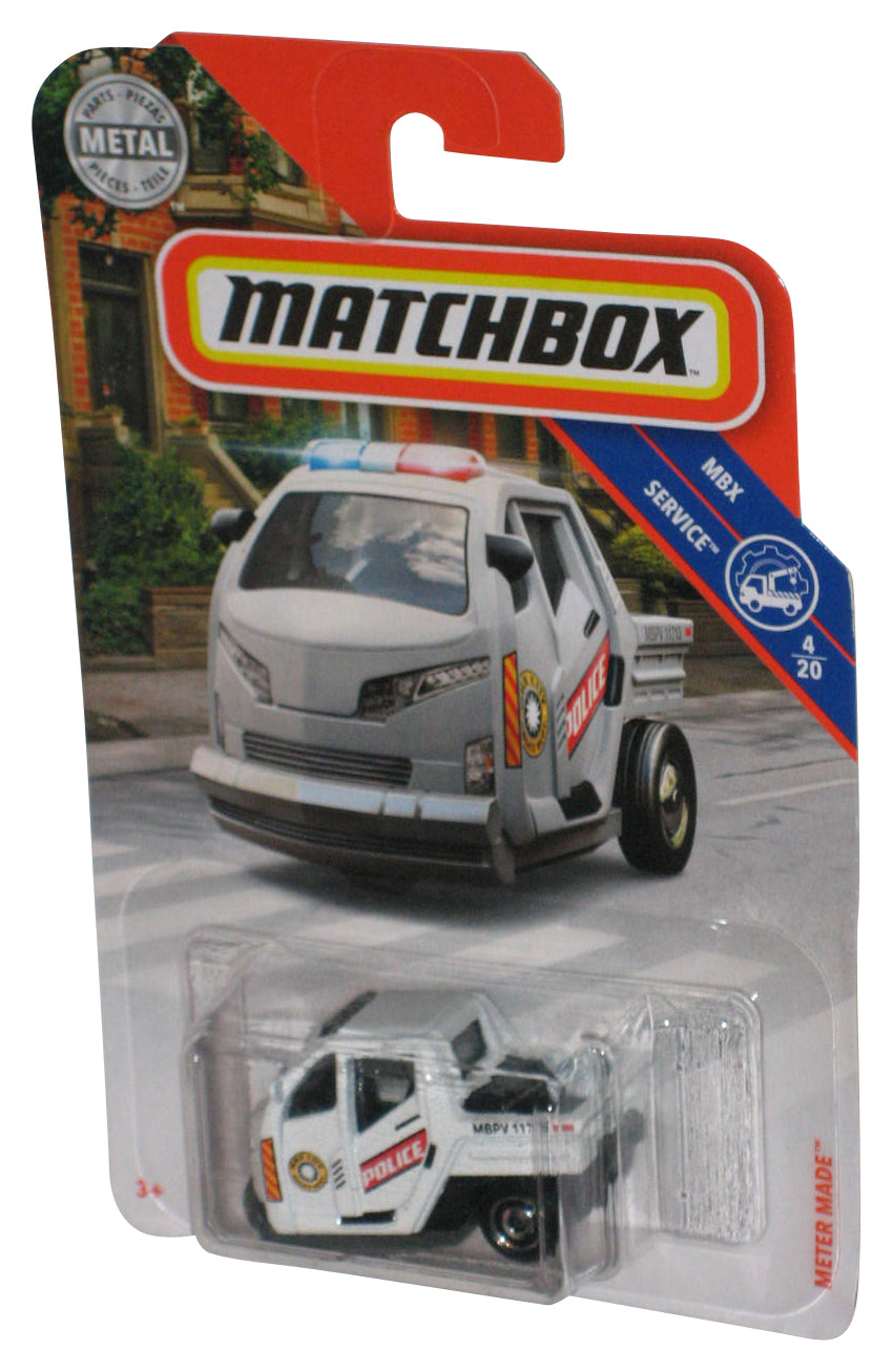 Matchbox MBX Service 4/20 (2018) White Police Meter Made Metal Toy 100/100